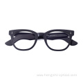 Eyeglasses Flat Round Fashion Thick Acetate Frame Glasses For Women